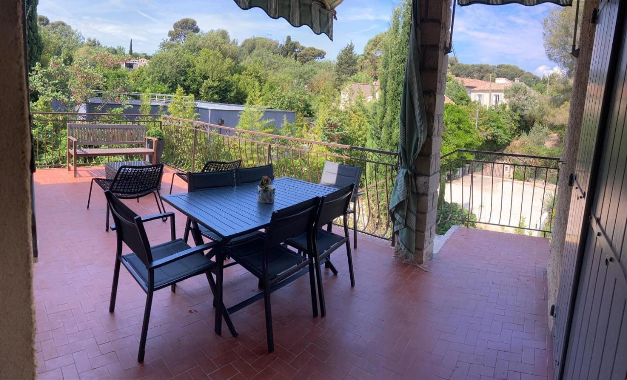 טולון Haut De Villa Avec Terrasse Privative Jardin Et Parking Tout Pres Des Plages מראה חיצוני תמונה