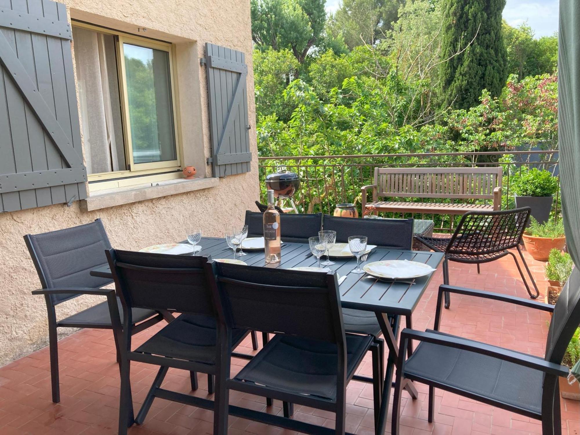 טולון Haut De Villa Avec Terrasse Privative Jardin Et Parking Tout Pres Des Plages מראה חיצוני תמונה