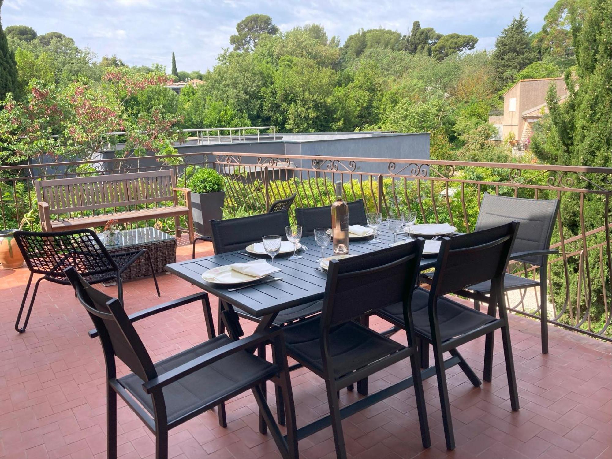 טולון Haut De Villa Avec Terrasse Privative Jardin Et Parking Tout Pres Des Plages מראה חיצוני תמונה