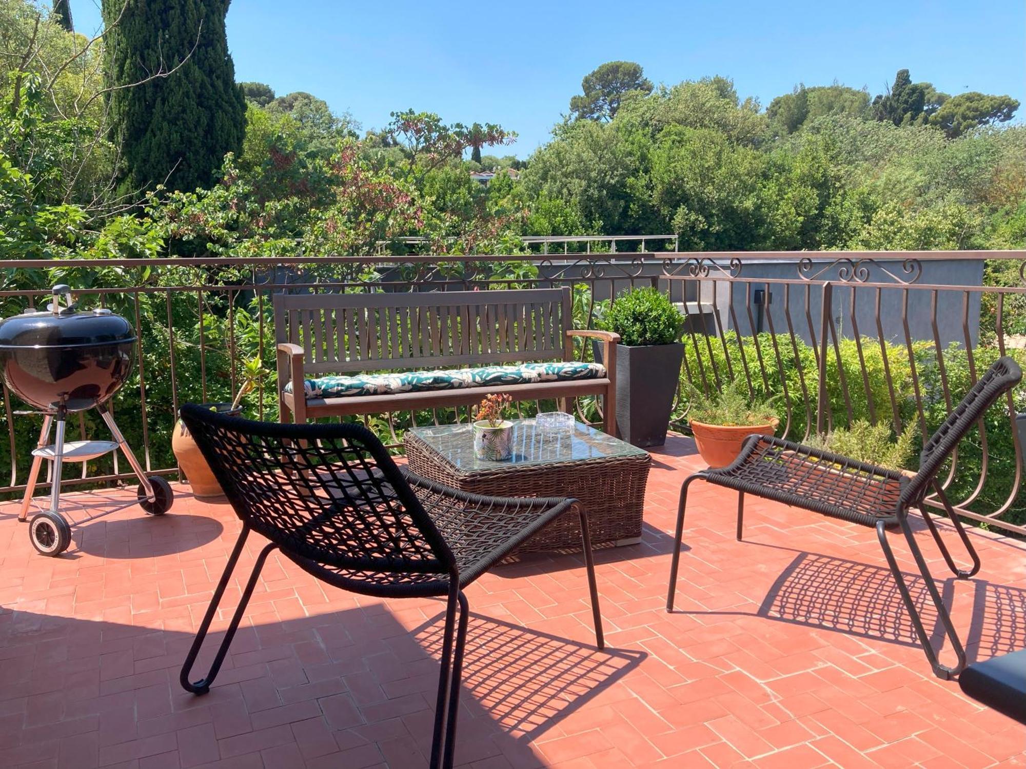 טולון Haut De Villa Avec Terrasse Privative Jardin Et Parking Tout Pres Des Plages מראה חיצוני תמונה